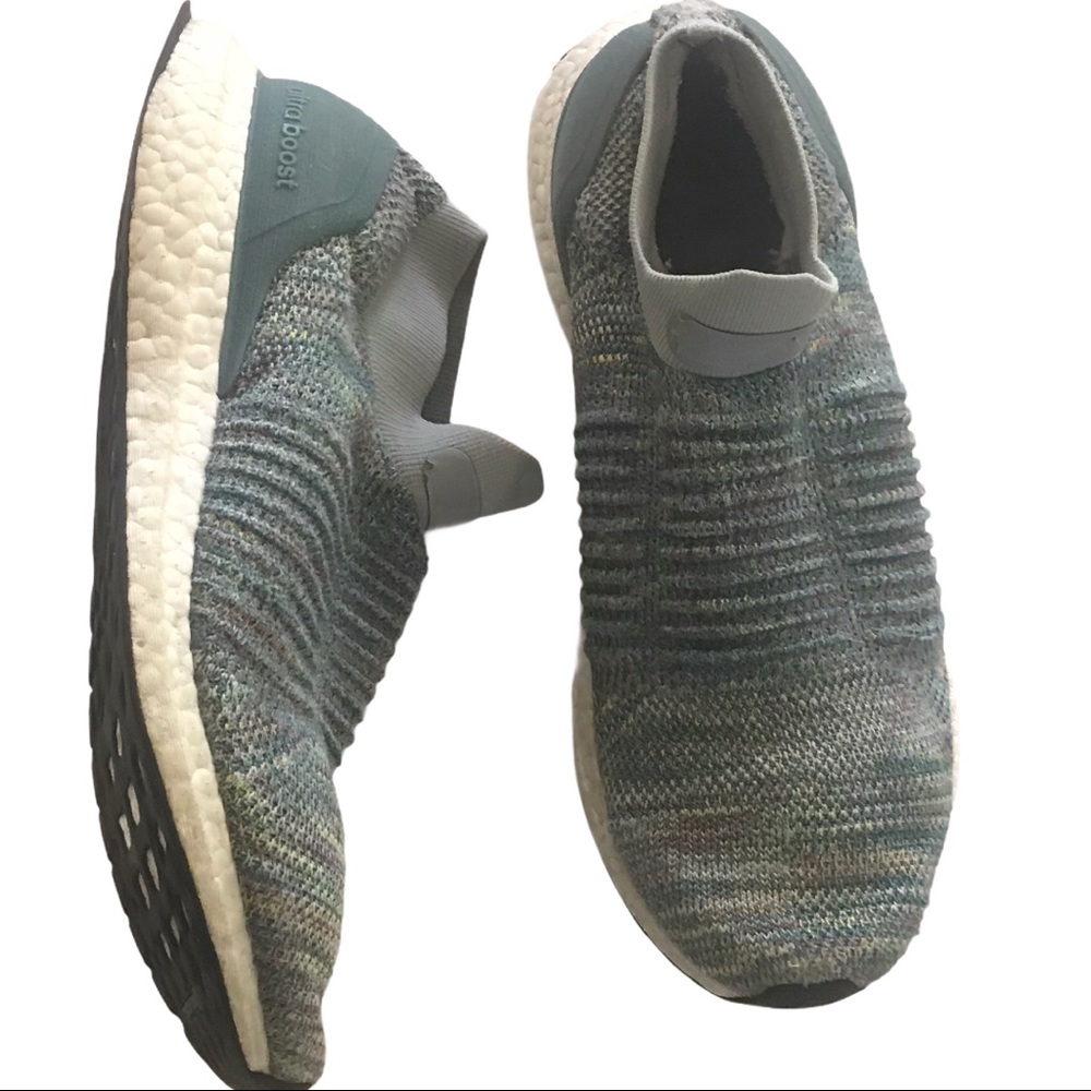 Adidas ultra boost | Ash Silver Laceless Shoes